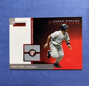 2005 Topps Pristine Personal Pieces Uncommon Relics /200 Jorge Posada #PPU-JP - Picture 1 of 2
