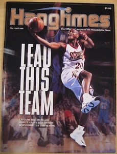 Philadelphia 76ers Hangtimes Magazine March-April 1999 Eric Snow - Picture 1 of 1