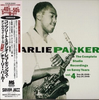 Charlie Parker Complete Studio Recording  4 JAPAN MINI LP CD Paper Sleeve w/OBI - image 1 of 3