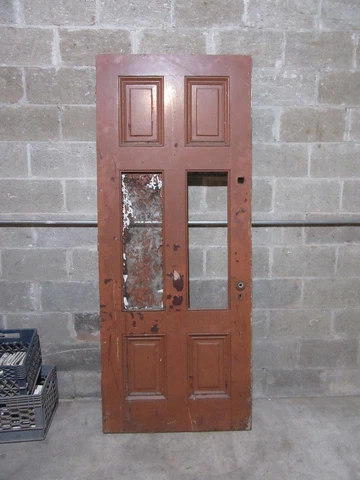 ~ ORNATE ANTIQUE VICTORIAN DOOR ~ 33.75 x 83 ~ ARCHITECTURAL SALVAGE ~ Cover
