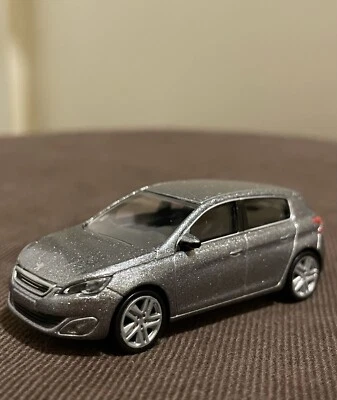 Modellino Norev Peugeot 308 2 Grigio 1/64 1:64 3 Inches Auto Nuova Senza Scatola - Immagine 1 di 4