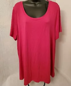 Lane Bryant Womens Shirt Top Blouse Size 18/20 18W/20W Pinkish Purple NEW - Picture 1 of 4