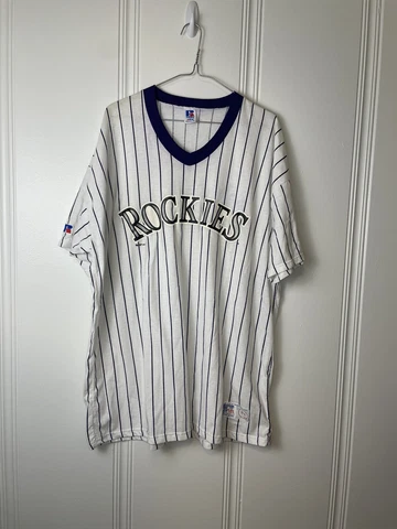 Vintage Russell Athletic Colorado Rockies MLB Shirt - XXL Cover