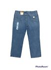 Carhartt Holter Jeans Relaxed Fit Straight 42X30 Frontier Blue, Nwt - Irregular
