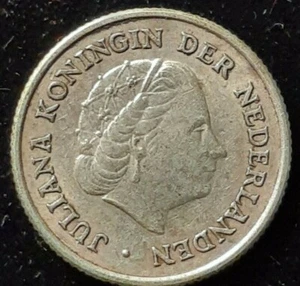 1954 Décimo Florín Antillas Neerlandesas km# 3 - Imagen 1 de 4