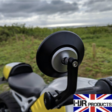 Pair Genuine  HJR Products CNC Bar End Mirrors Triumph Street Twin & Scrambler 