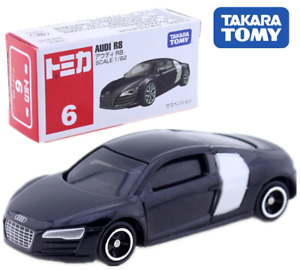 Tomica Takara Tomy #6 AUDI R8 Diecast Metal Model Car Child Gift 1/62 No 6 New