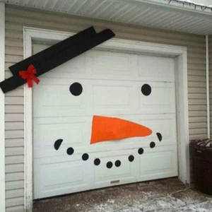 NEW Adorable Snowman Face Wall Decals for Christmas / Winter Decorations 16 pcs - Picture 1 of 6