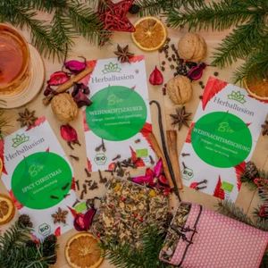Weihnachtstee Set Bio - 3x 100g ausgewählter, qualitativ hochwertiger Bio Tee - Bild 1 von 15