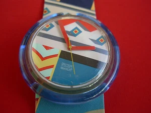 SWATCH POP MATIN A TANGER - PWK177 - 1993 - NEW - RARE - PERFECT - Foto 1 di 3