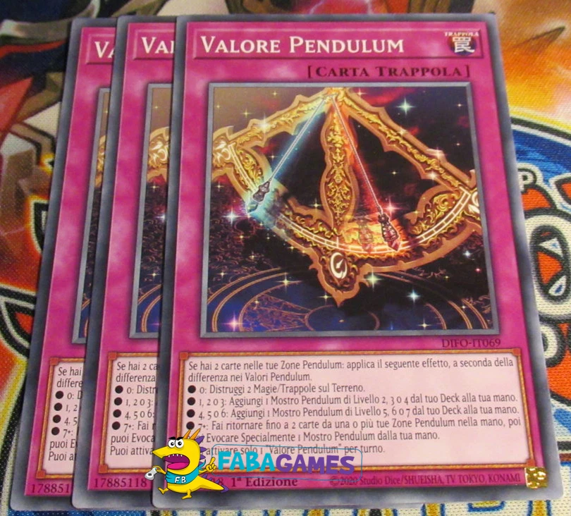 🇮🇹 YU GI OH 3 x VALORE PENDULUM – DIFO IT069 COMUNE – ITA 🇮🇹 - Immagine 1 di 1