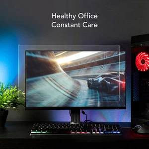 16:9 Blue Light Blocking Screen Protector Panel For 24in Diagonal LED PC Mon Kit - Photo 1 sur 12