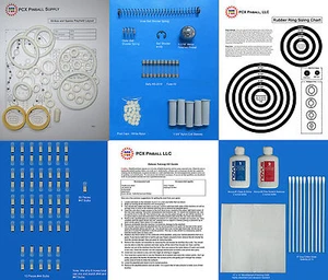 1978 Bally Strikes and Spares Deluxe Tune-up Kit - Includes Rubber Ring Kit - Picture 1 of 2