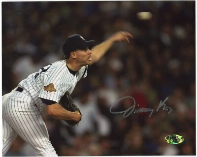 Foto firmada por Jimmy Key de 8x10 autografiada firma béisbol New York Yankees Foto 1 de 2