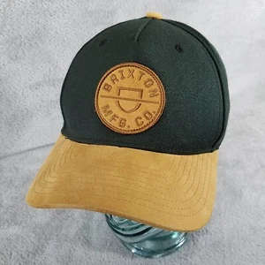 Baseballkappe Brixton MFG Co schwarz hellbraun Logo-Patch verstellbar Druckknopflasche - Bild 1 von 8