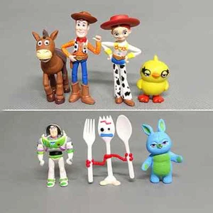 7pcsDisney Toy Story 4 Buzz Lightyear Woody Jessie Bullseye Bunny figure new - Bild 1 von 13