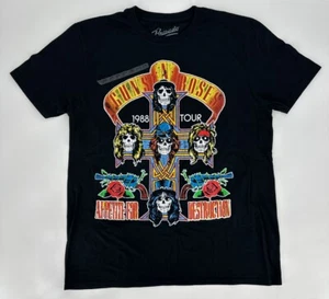 Guns N Roses T-Shirt Men's Large Bravado Appetite For Destruction 1988 Tour Tee - Picture 1 of 10