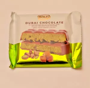 Dubai Chocolate Pistachio Kadayif Filled Milk Chocolate - 100g !MULTI BUY OFFER! - Picture 1 of 2
