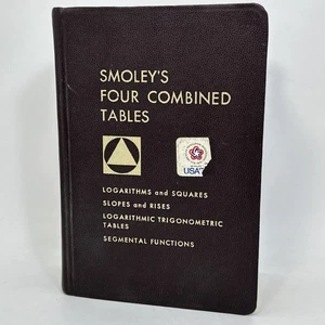 Vintage Smoley's Four Combined Tables Engineers Architects 1971 - Bild 1 von 9