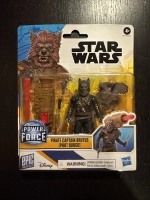 Star Wars 4” Epic World Of Action Pirate Captain Brutus Power the Force Novo! - Imagem 1 de 2