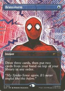 MTG Brainstorm (7019) *Non-Foil* Secret Lair: Spider-Man Bonus Card MT/NM - Picture 1 of 1