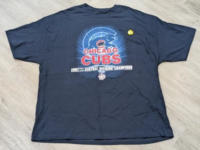 Chicago Cubs Shirt Mens 3XL Blue MLB Baseball 2007 NL Central Champions Tee VF - Image 1 of 4