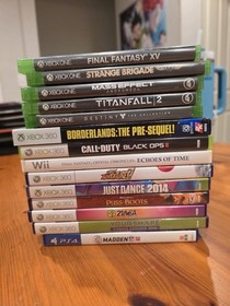 Video Game Lot - Xbox 360, One, Wii, PS4