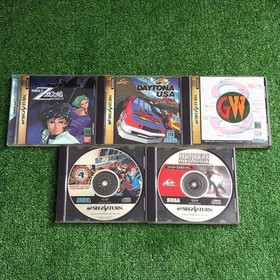 Sega Saturn Mobile Suit Z Gundam Daytona Fighters Clockwork Night