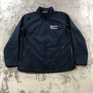 Port Authority Jacket Womens XL Navy Soft Shell Full Zip Fleece UCLA Health L317 - Picture 1 of 15