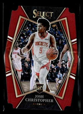 2021-22 Panini Select Maroon Die Cut /175 Rookie #133 Josh Christopher Rockets - Image 1 of 2