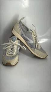 Rag & Bone 39/9 Retro Runner Women's Beige and White Sneakers - Picture 1 of 6