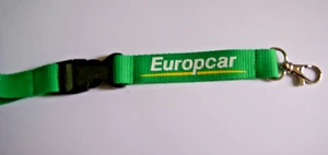 Europcar LANYARD Card Holder Watch Green RARE Car Rental Holiday RARE - Picture 1 of 2