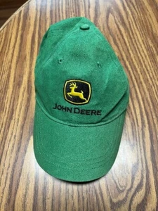GENUINE YOUTH YOUNG ADULT L/XL JOHN DEERE HAT CAP GREEN YELLOW ADJUSTABLE BACK - Picture 1 of 4