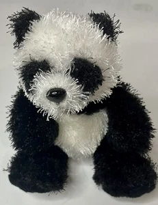 Ganz Webkinz LIL KINZ PANDA Black White Plush Stuffed Animal Toy Small 6" Youth - Picture 1 of 5