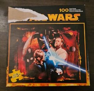 Star Wars Revenge Of The Sith 100 Piece Puzzle MB Puzzle Hasbro Complete