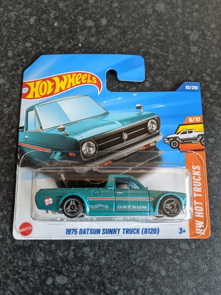 Hot Wheels HYX36	2025	HW Hot Trucks	6/10	Datsun	1975 Sunny Truck (B120)	93/250 - Image 1 of 1