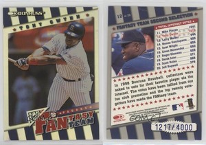 1998 Donruss Fan Club Fantasy Team Blue /3750 Tony Gwynn #12 HOF