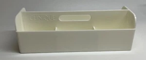 Vintage Clinique Makeup Lipstick Tray Vanity Organizer Storage White Plastic - Picture 1 of 8