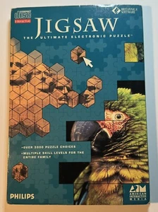 Jigsaw The Ultimate Electronic Puzzle Philips CD-i CDi Long Box Free Media Ship - Picture 1 of 6