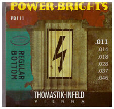 Juego de guitarra eléctrica Thomastik-Infeld PB111 George Power Bright nuevo for sale