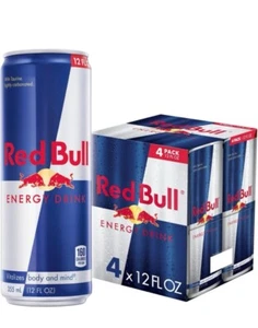 Red Bull Energy Drink, 8.4 Fl Oz (4 Pack) - Picture 1 of 1