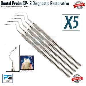 Parodontalsonde UNC-10 BPE Markierung farbcodierte Untersuchungssonden - 5er-Pack - Bild 1 von 8