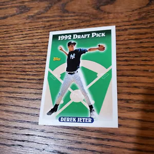 NM🌟1993/93 Derek Jeter Topps Draft 1st New York Yankees Rookie MLB Card - Picture 1 of 9