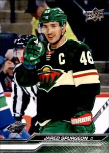 2023-24 Upper Deck Series 1 #91 Jared Spurgeon Minnesota Wild