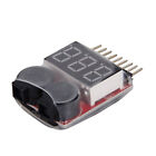  Lipo Battery Niederspannungstester Checker 1-8S Summer Alarm mit LED-Anzeige