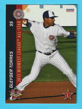 2015 Choice South Bend Cubs All-Star RC Gleyber Torres Yankees #56 ⚾
