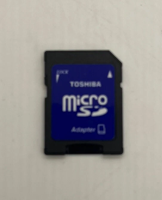 Toshiba 4GB micro SD adapter only - Image 1 of 1