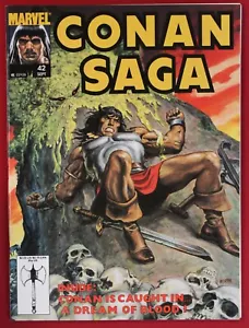 Marvel 1990 Conan Saga #42 Magazine Size Roy Thomas, Don Glut - Picture 1 of 5