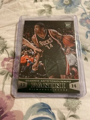 2013-14 Panini GIANNIS ANTETOKOUNMPO дебютант карта #194 2013-14 Яннис дебютант RC - Изображение 1 из 3