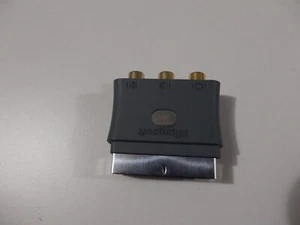 Genuine Microsoft Xbox 360 - SCART To Composite RCA AV Adapter Converter - Picture 1 of 1
